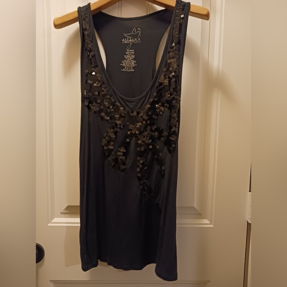 Sequin tank top